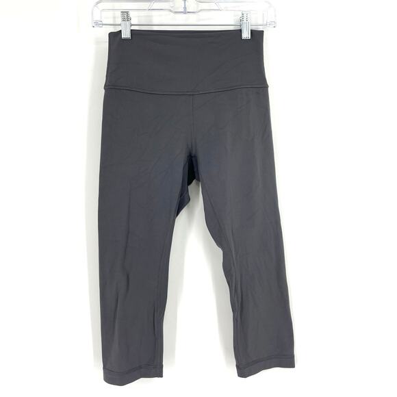 Lululemon Align Crop 19" Size 6 Grey - Picture 1 of 8